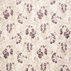 Ariana Embroidery Plum & Biege Drapery Fabric–65% Cotton 45% Polyester–54" Wide,–Woven Jacquard– Sold by the Yard