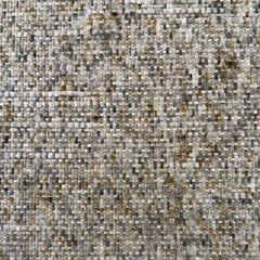 Close-up view of a textured upholstery fabric in a stone-grey color with hints of other colors throughout | Beautiful Windows Elgin