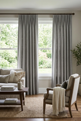 Solid gray color swatch with a subtle texture