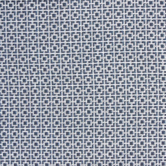 Fretwork ocean blue fabric small scale pattern |sold by beautifulwindowselgin.com