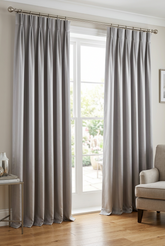 Frosted glass window with vertical stripes