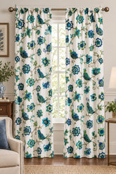 El Dorado Ecru Curtain Panel – Rod Pocket with 3" Pocket & 2" Header