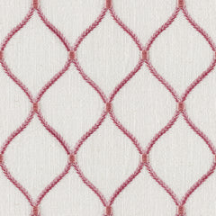 Atrium Fabric—Natural White & Pink—100% Polyester—54"-Inches Wide—Sold by the Yard—Nationwide Shipping