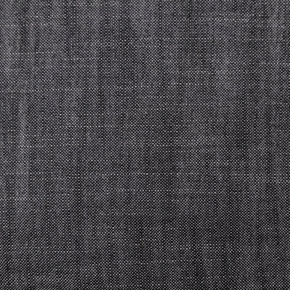 A woven charcoal grey drapery fabric| Beautiful Windows Elgin