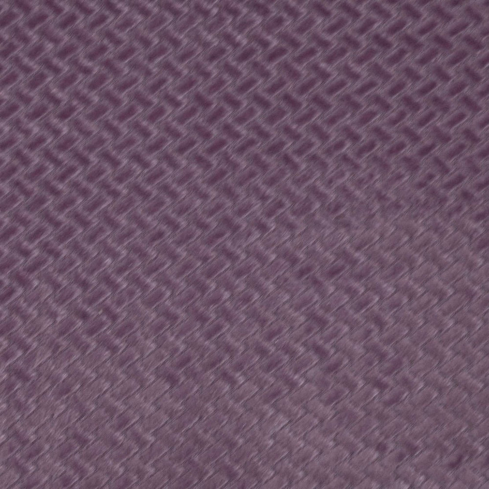 Close-up view of a lilac-colored fabric with a solid pattern and woven texture |sold by BeautifulWindowsElgin.com”