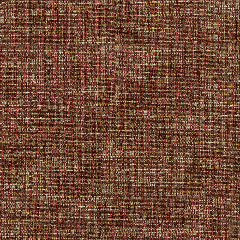 Aged look Tuscan red upholstery fabric texture close-up| Order online at BeautifulWindowsElgin.com