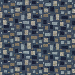 Prelude-Denim—Window Curtain Diamond Fabric—100% Polyester—54" Inches Wide—Sold by the Yard
