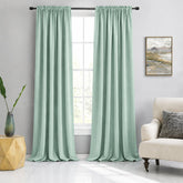 long‑length rod pocket curtain panel