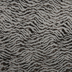 Tiger skin inspired irregular striped velvet fabric for home décor