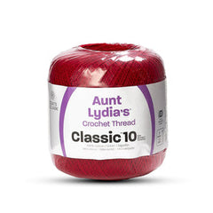 JADE VICTORY RED CLASSIC COTTON CROCHET THREAD