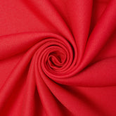 Sustainable Fabric —For Fashion—Bright Red Color—Polyester Gabardine Material—52" Inches Wide—Sold by the Yard