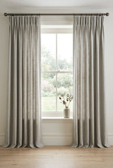 Classic French pleat heading for a tailored look