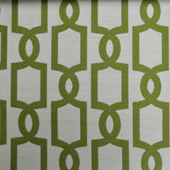 Emerald green and white polyester fabric texture close up sold by beautifulwindowselgin.com