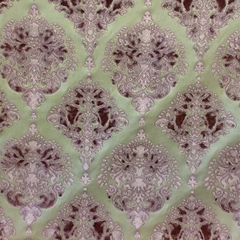 Jacana Royal Emerald & Amethyst Floral—Window Curtain Fabric—95% Polyester 5% Linen—Sold by The Yard