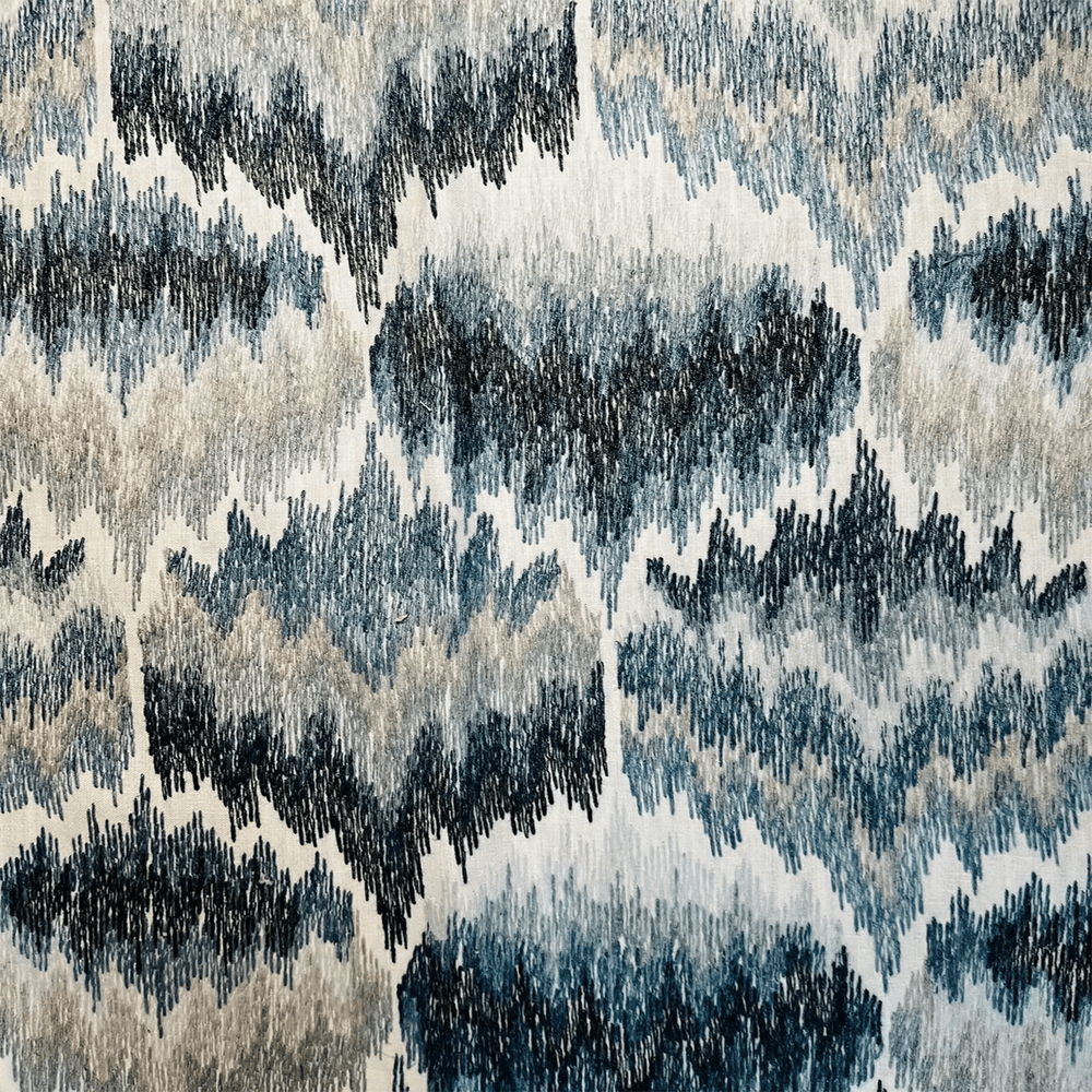 Blue Fabric—Window Curtain—55% cotton 45% polyester- Beautiful Windows Elgin