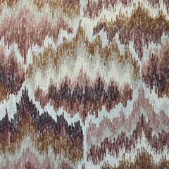 Prussian—Cabernet Purple Hue—Geometric Material—100%-Polyester—Sold By The Yard—Width 60/61 Inches Wide