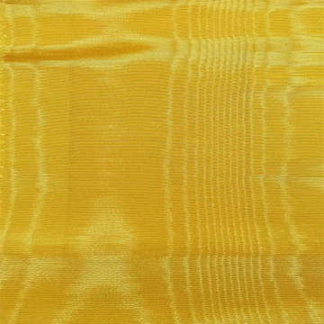 Calico Corner— Yellow Color—Width 52" Wide—100% Polyester—Premium Moiré Fabric—Sold On Online by the Yard— Fast Fabric Shipping USA