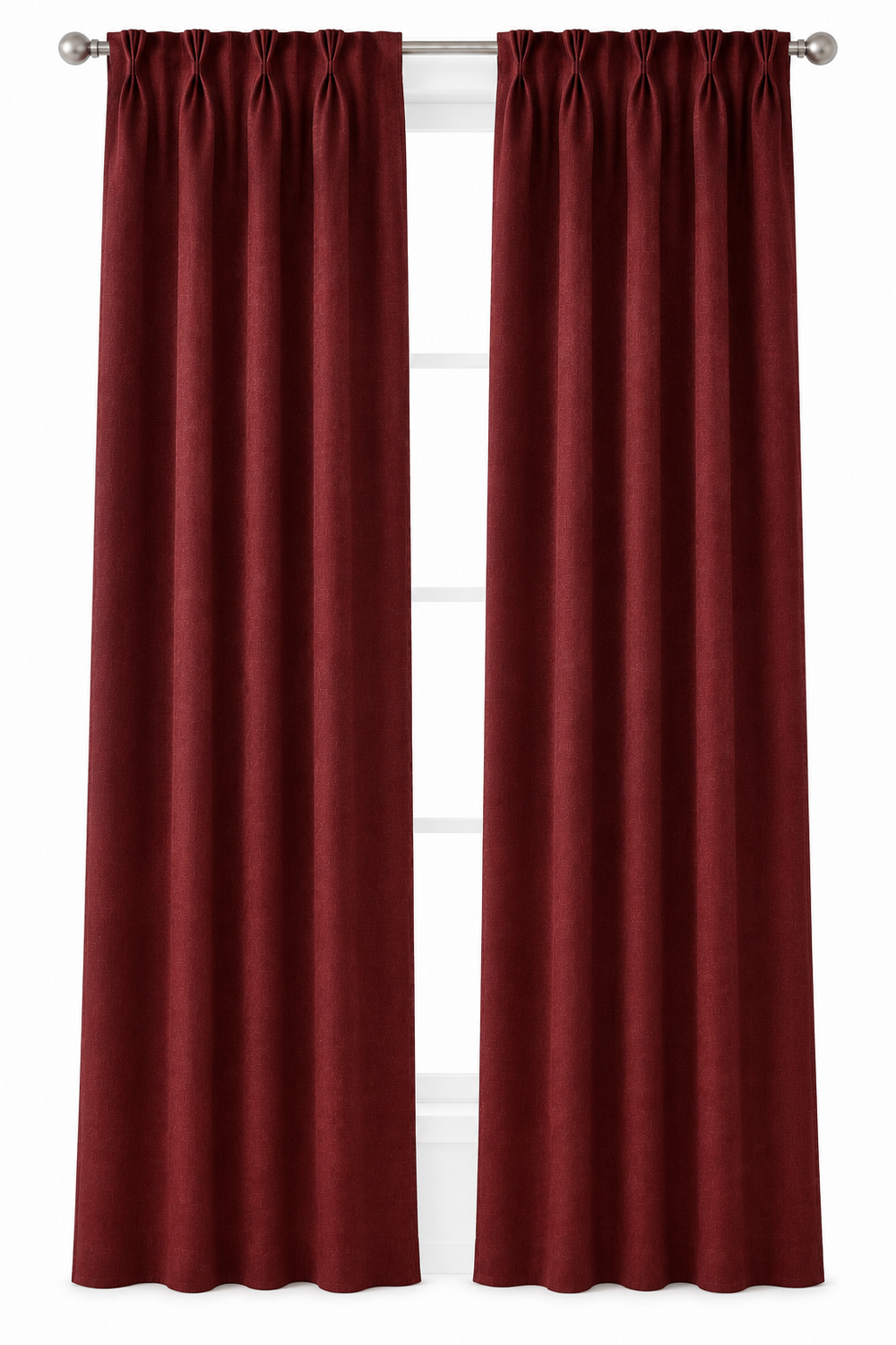 Lupien Pepper Curtain Panel– Maroon Color