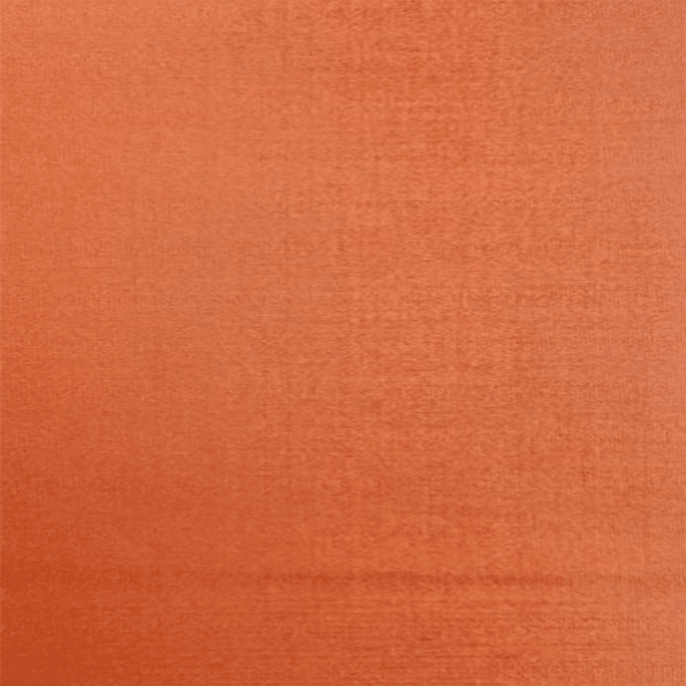 Bright pumpkin orange pinch pleated drapery panel