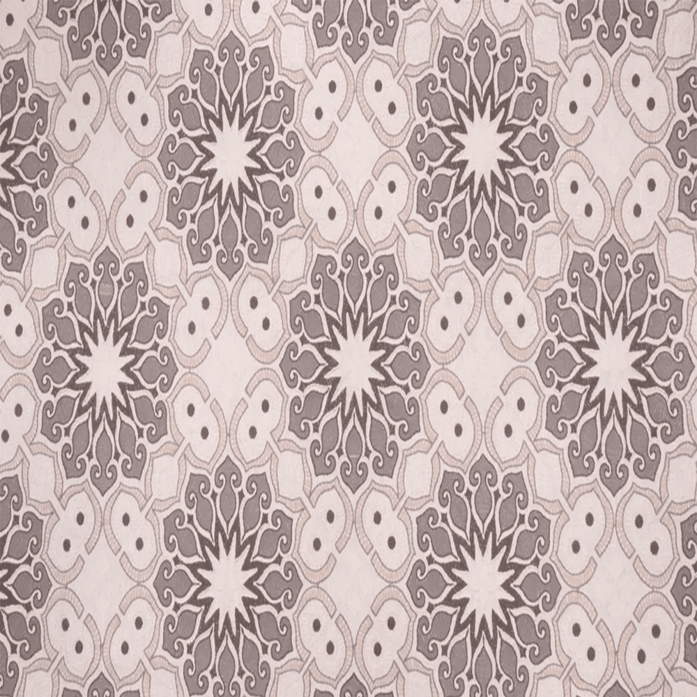 Toki Silver Beige Cotton Home Décor Fabric