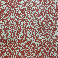 Duncan Coral Floral Print—Home Decorating Fabric—Red/White—100% Cotton—54"-Inches Wide—Sold by the Yard—Nationwide Shipping