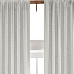 Elegant Home— Rod Pocket—Curtain Panel—No Header— 4" Inches Pocket— 3" inches Hem—47"Inches Wide—100% Polyester—Panel Sold Individually—Nationwide Delivery
