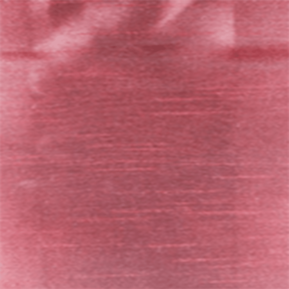 Red pinch pleat curtain panel with 5-inch header, custom length, 47 inches wide