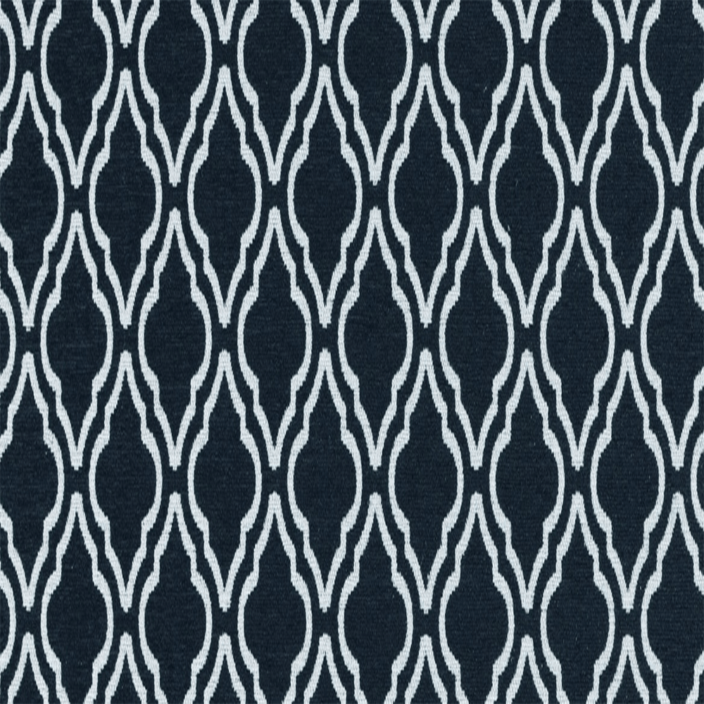 Close-up view of a black and white lattice pattern fabric| Beautiful Windows Elgin