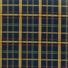 Classic Plaid Home Décor Fabric – Navy Blue Wine Green – 56" Wide