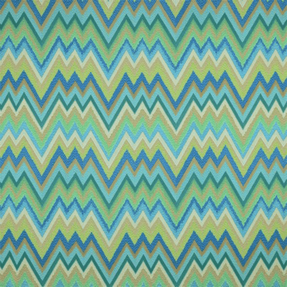 Garden Zig-Zip multi-use cotton decor fabric sold by Beautiful Windows Elgin