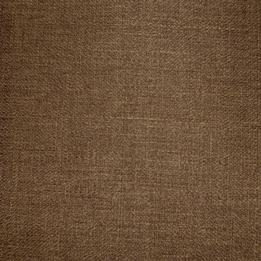 A close-up image of a textured brown blackout curtain fabric| Sold by Beautiful Windows Elgin
