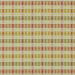 Home Decorative Plaid Fabric—Multi-Red-Yellow Color—High-Quality—100% Polyester—Sold by the Yard—54" Inches Wide