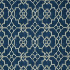 Multi-purpose indigo blue décor fabric| sold by beautifulwindowselgin.com