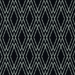 Eloise—Black Diamond Window Curtain Fabric—Diamond Fabric—100% Polyester—54" Inches Wide—Sold by the Yard