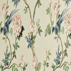 Joy-bird Floral Fabric| 100% Cotton Multi-Purpose Drapes—52" Wide
