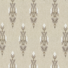 Truffle Brown Embroidery Fabric-Content-52% Polyester 48% Cotton Emb:100%Viscose Width 52” Wide