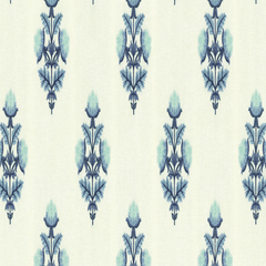 Anisa Porcelain Blue High-Quality Fabric—Multi-Purpose — 52% Polyester- 48% Cotton—Sold by The Yard—54" Inches Wide