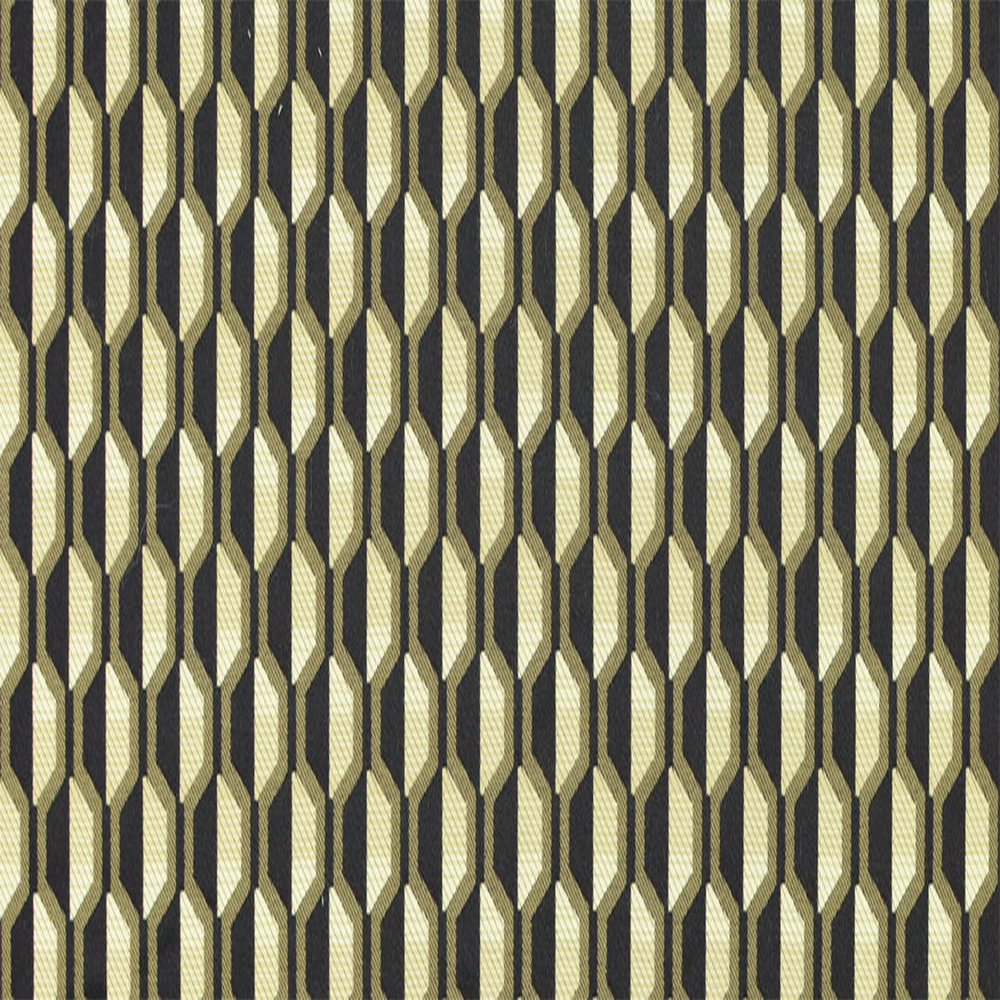 Geometric pattern featuring black and beige colors| sold by Beautiful Windows Elgin