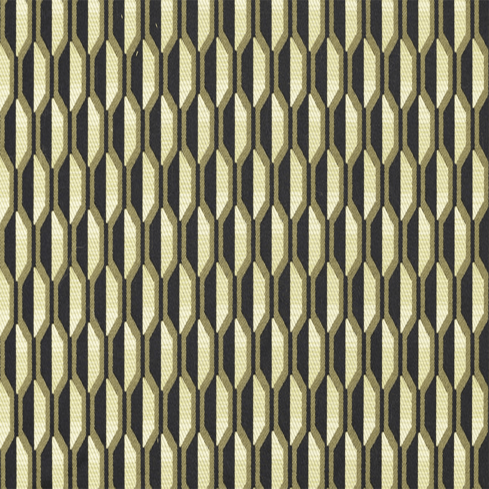 Geometric pattern featuring black and beige colors| sold by Beautiful Windows Elgin