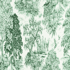 yellowstone classic green cotton linen fabric sold by Beautiful Windows Elgin