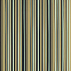 A stripe patterned fabric in beige, gray, and black colors, suitable for various sewing projects.