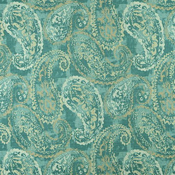 Jayden Paisley—Window Curtain Fabric—100% Cotton—Durable—Multi-Purpose—Sold by The Yard—54"Wide