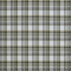 Farmhouse Cream & Grey Plaid—Window Curtain Fabric—Multi-Purpose—100% Polyester —Sold by The Yard—54" Inches Wide