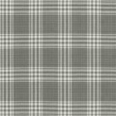 Barnegat Plaid—Window Curtain Fabric—Pearl Grey—High-Quality—100% Polyester—Sold by The Yard—54" Inches Wide