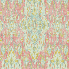Ben-Brook Ikat Floral Curtain Fabric – 100% Cotton 54 Inches by Beautiful Windows Elgin