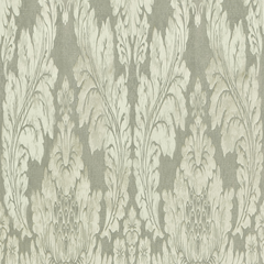 Alpharetta, Georgia  Fabric—Window Curtains Brocade—Platinum Color— 52" Width—Available by the Yard — Nationwide Shipping