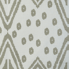 Tribal‑Art Multi Silver Grey Fabric — 60% Cotton 40% Linen — High‑Quality African Print — 54" Wide