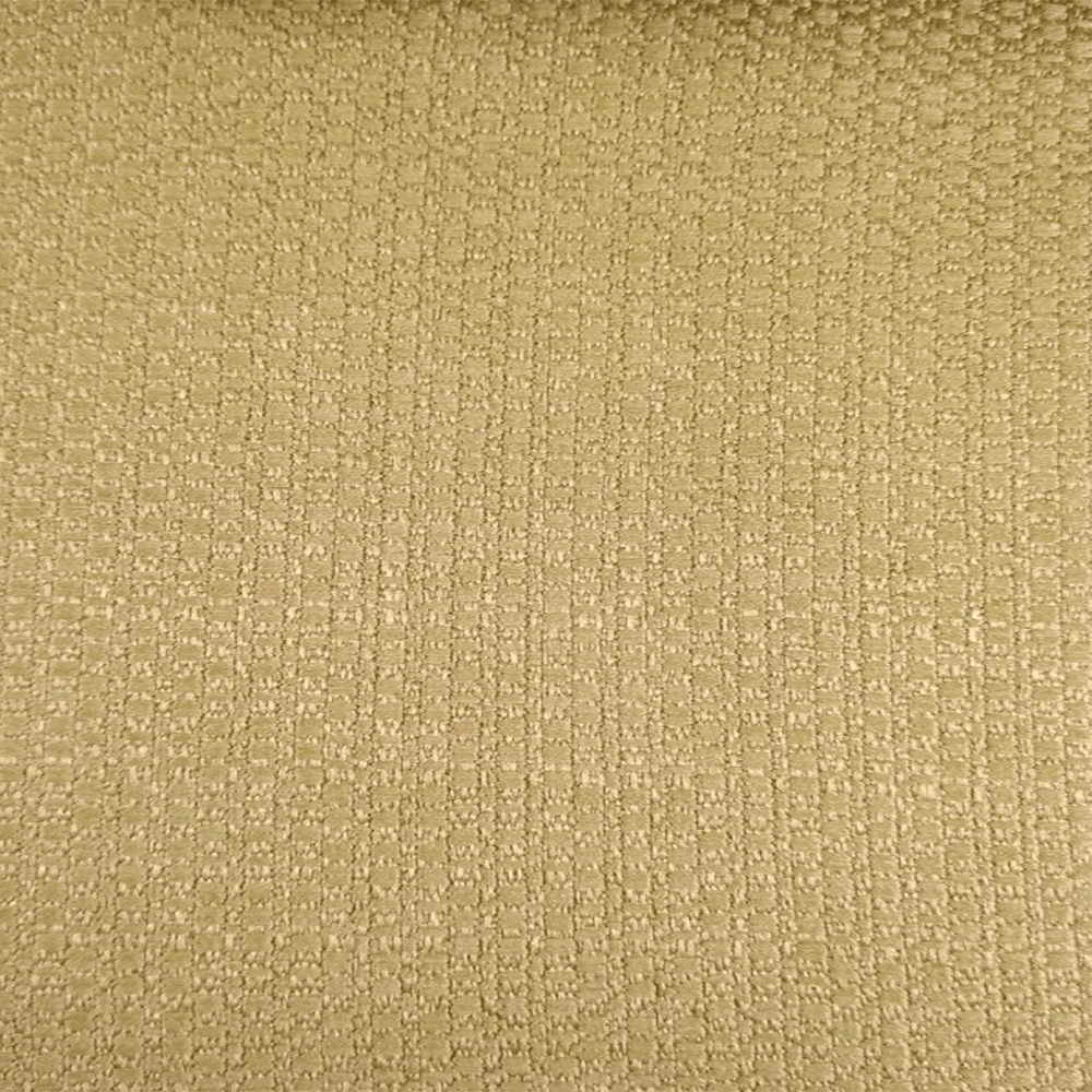 Close-up view of a solid patterned latte brown fabric texture| sold by Beautiful Windows Elgin
