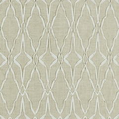 Light gray fabric featuring an intricate floral pattern with a vintage aesthetic| sold by BeautifulWindowsElgin.com