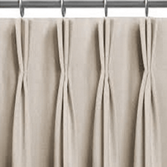 pinch pleat curtain panel